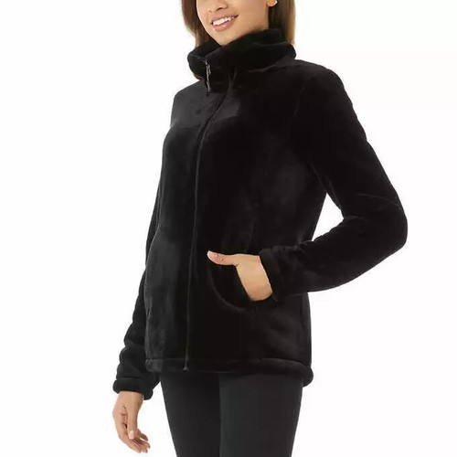 32 Degrees Damen Plüschjacke - Schwarz - S - Bild 3 von 3