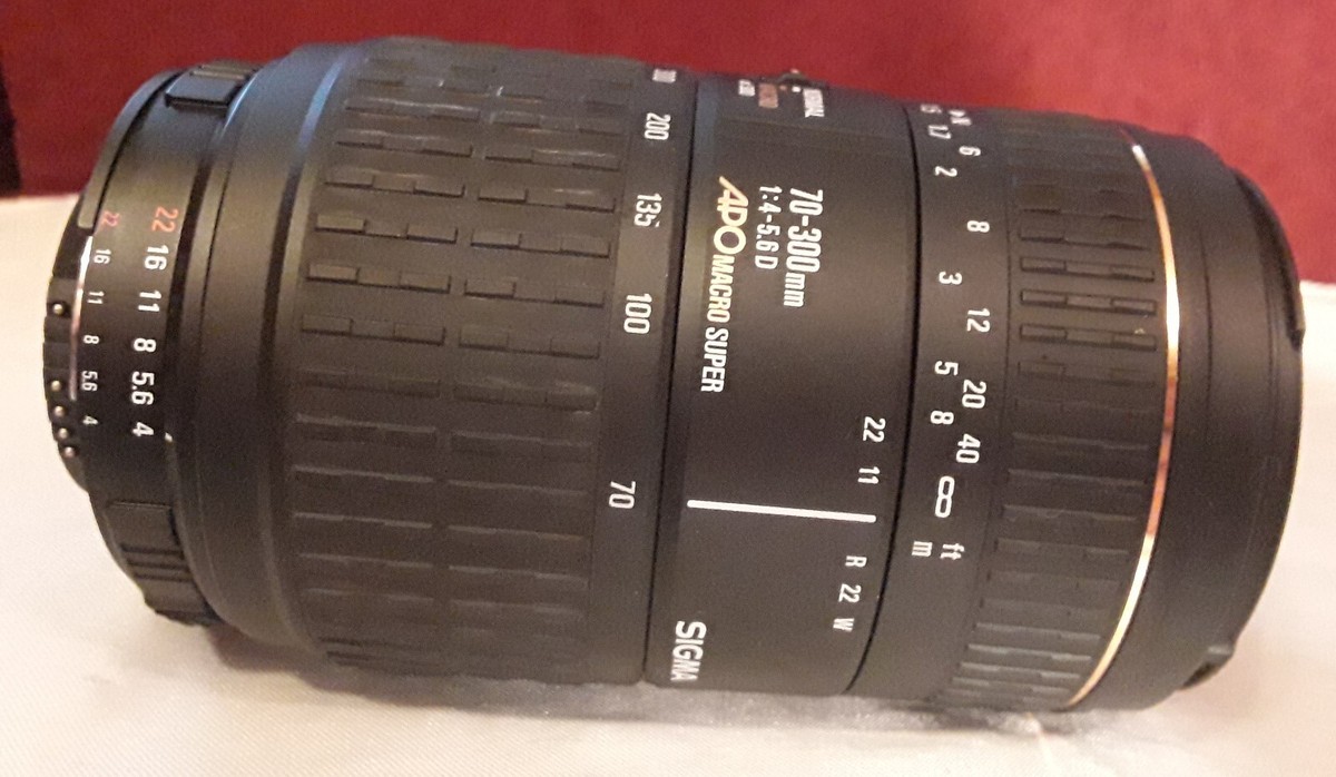 SIGMA 70-300mm f/4-5.6 APO Macro Super AF Zoom Lens For Nikon AFD