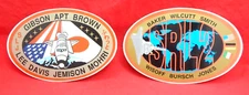 PAIR NASA Space Shuttle Sticker Mission Decal STS-47 STS-68