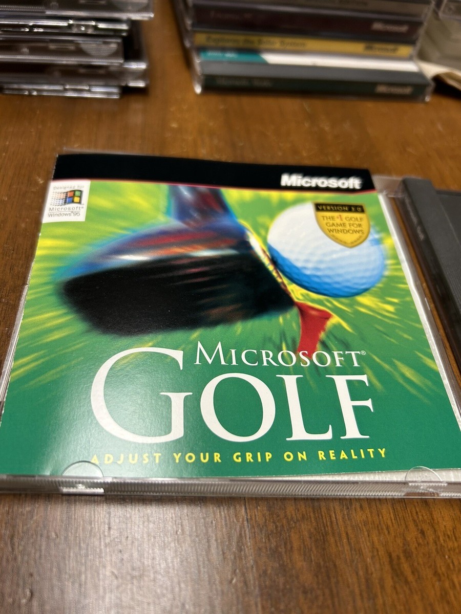 Microsoft Golf Version 3.0 (PC, 1996) 95/98 CD-Rom 93007071371| eBay
