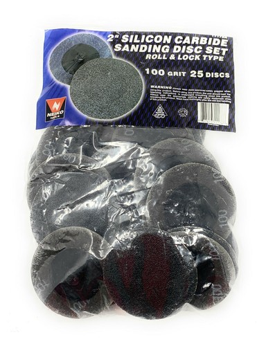 2" Silicon Carbide Sanding Discs Quick Change / Sand disc 25 Pack - Picture 9 of 10