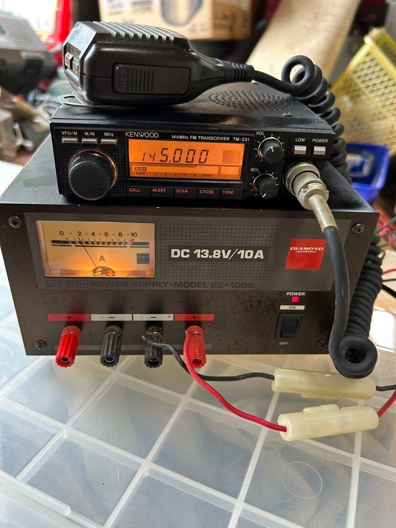 KENWOOD TM-221 144MHz FMトランシーバーセット KENWOOD TM-221 144MHz FM Transceiver | eBay