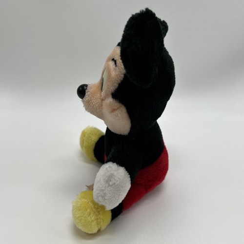 Vintage Disneyland Walt Disney World 7" Mickey Mouse Plush Stuffed Animal 80-90s - Picture 7 of 11