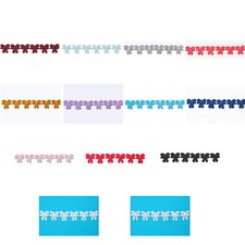 Lily 1" 13 Colors Ribbon Bow Tie Cuttable Venise Lace Trim Supplies by Yardage