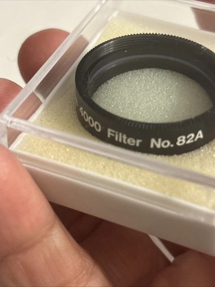 Filtro Meade Serie 4000 1.25" Nº 82A COD 07521 Japón Caja Abierta Azul Claro Foto 3 de 4