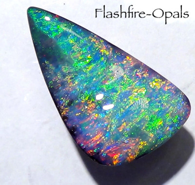 18,82ct Investment Gem Boulder Opal Rot-Blau-Grün-Orange Video Flashfire-Opals
