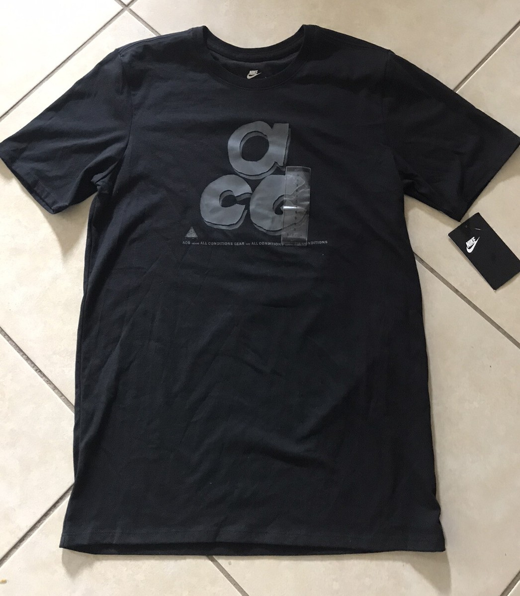 Nike NikeLab ACG T-Shirt All Conditions Black Grey BQ6843-011