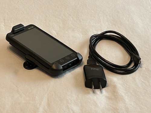 16GB HTC EVO 4G PC36100 Smart Cell Phone Seidio Case Holster USBcord Zagg Screen
