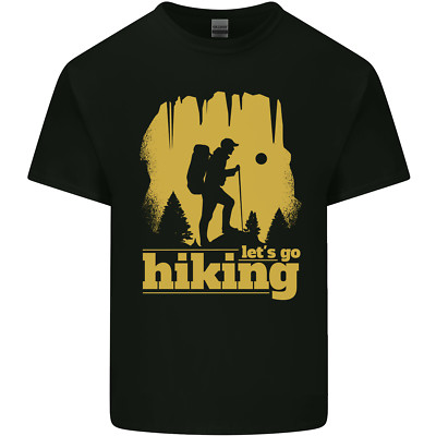 Lets Go Wandern Trekking Camping Outdoor Kinder T-Shirt Kinder