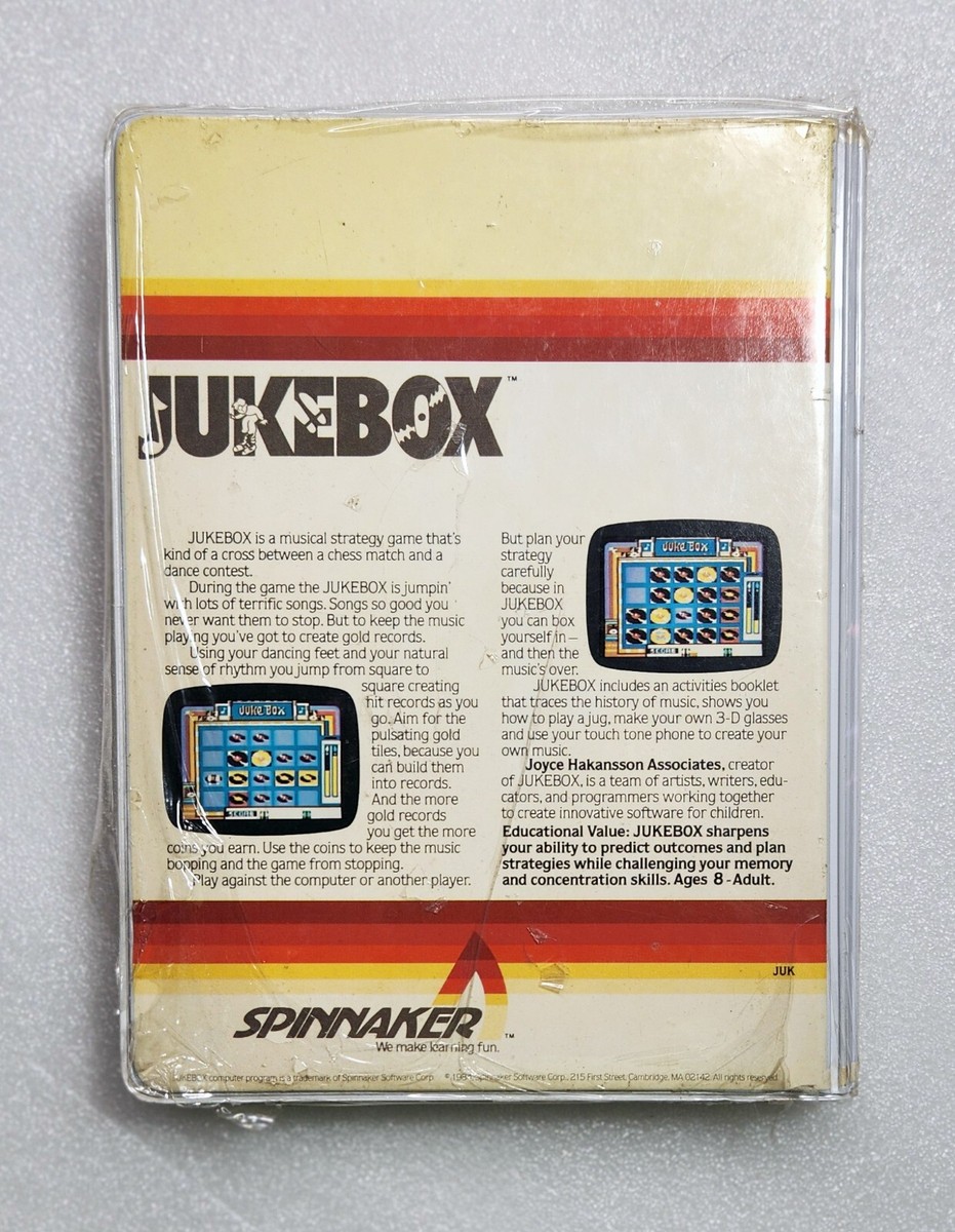 Commodore C64/C128 JUKEBOX - Spinnaker Cartridge Game 1984 | eBay