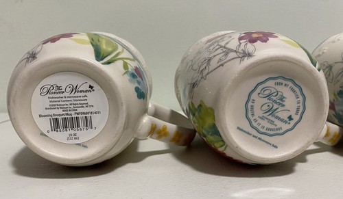 The Pioneer Woman Coffee Mugs Blooming Bouquet 18-Ounce Tea Mugs, 4-Pack - Picture 10 of 14