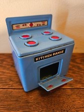 Old Vintage Retro Japan Dollhouse Tin Oven Range 1:12 Vintage in Nice Condition
