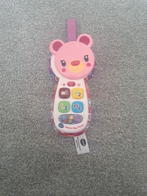 Vtech Peek-A-Baby Spieltelefon pädagogisches Spielzeug Musikbär