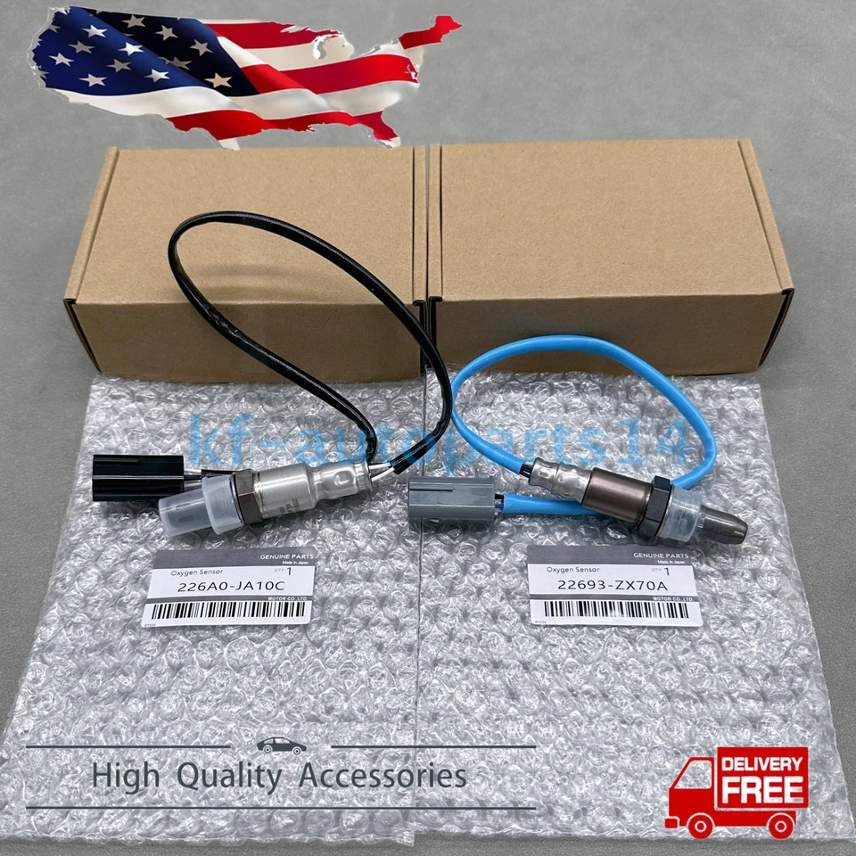 Nuevo sensor de oxígeno O2 aguas arriba y aguas abajo 2 piezas para Nissan Altima 2007-2013 2,5 L Foto 2 de 4