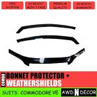 <!--F#f_0-->Bonnet Protector + Weathershields for Holden Commodore VE 2006-2013 UTE Tinted<!--F/-->