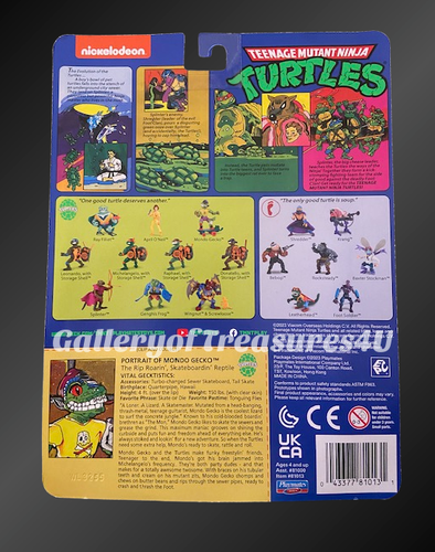 Retro Teenage Mutant Ninja Turtles Clásico Slash Mutagen Hombre Cuero Casey - Imagen 11 de 55