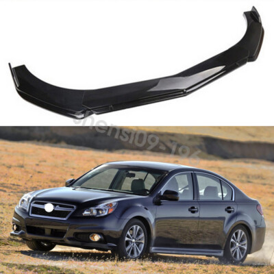 For Subaru Legacy 2009-21 Gloss Front Bumper Chin Lip Spoiler Splitter Body Kit