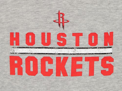 Outerstuff Houston Rockets NBA Youth Boys (8-20) Rough Road Hoodie, Grey - Picture 2 of 6