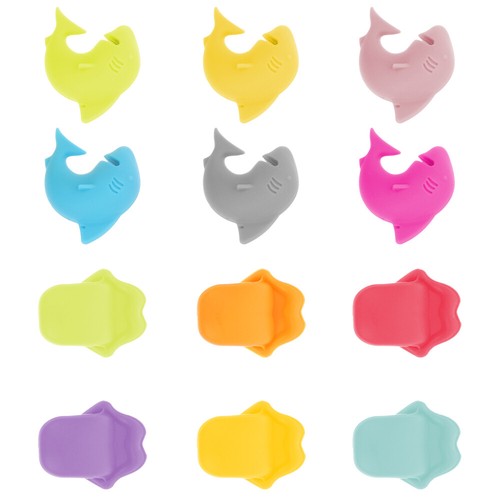 BOBOZHONG Marqueurs Verre,24 Pièces Marqueur Silicone,étiquettes En