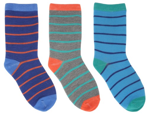 RJM Boys Striped Short Socks - Picture 8 of 14