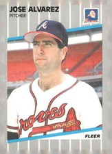1989 Fleer #585 Jose Alvarez