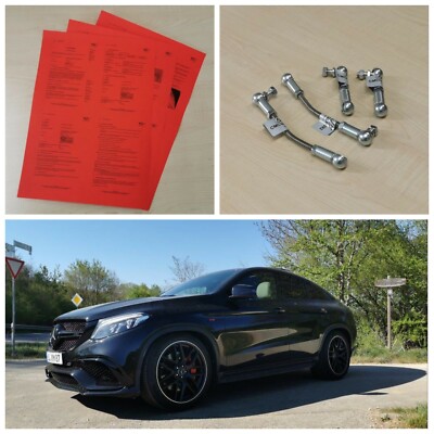 M.S-handel Tieferlegungskit Airmatic - Für Mercedes C W205, Stufenlos Einstellbar