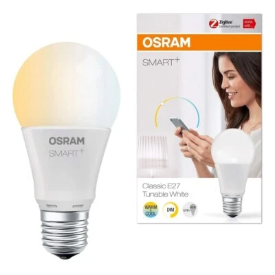OSRAM SMART+ LAMPADINA LED ZIGBEE GOCCIA E27 LUCE BIANCA DIMMERABILE 8.5 W = 60