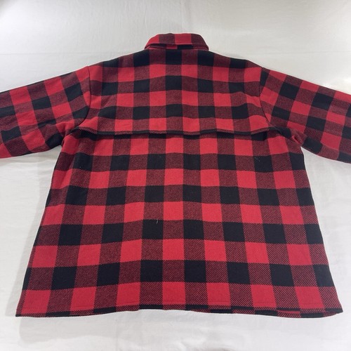 Vintage BIG BILL Men's 2XL HEAVY Button Shirt Flannel Jacket Red Plaid Canada - Picture 19 of 20