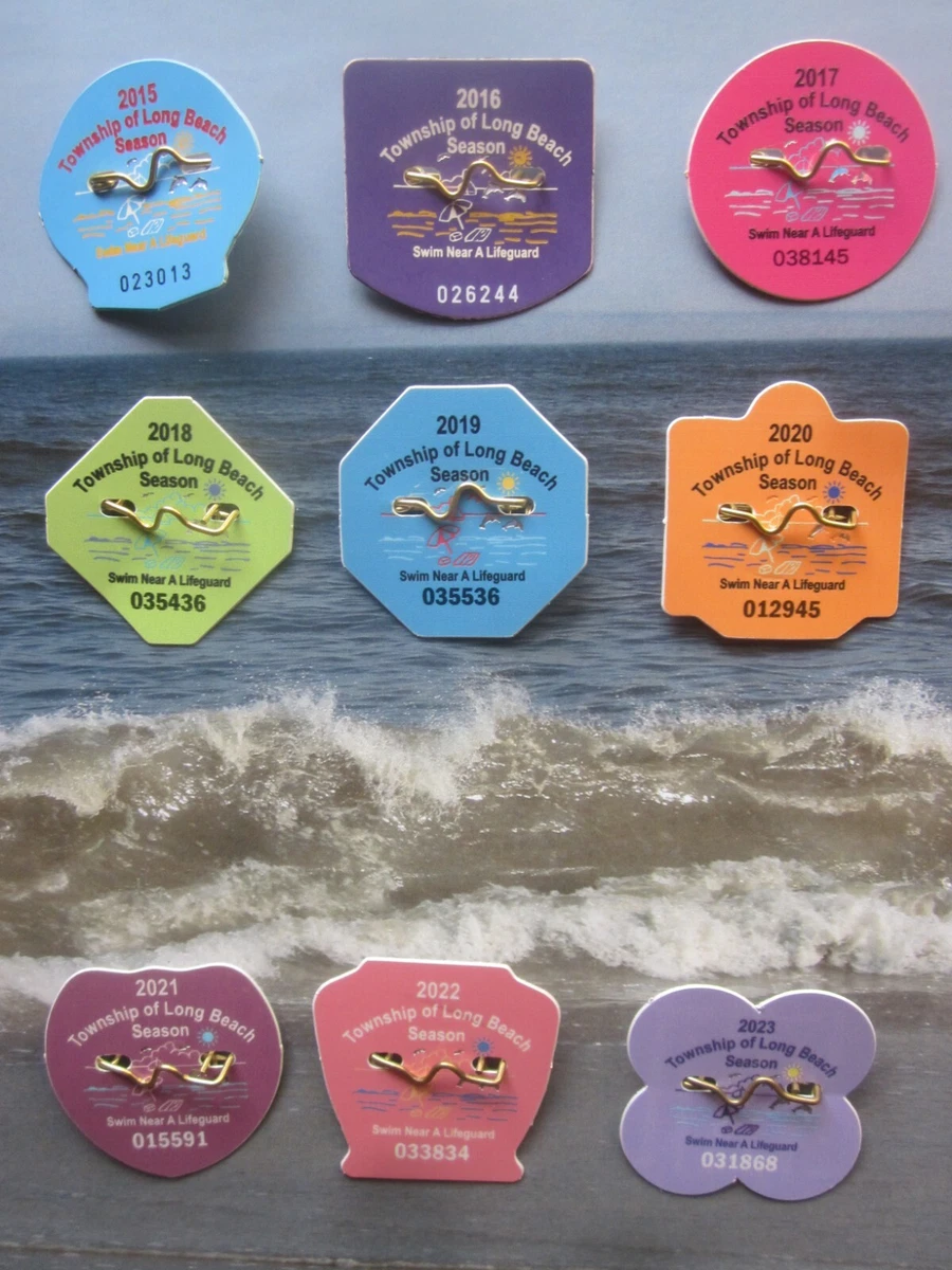 Long beach island beach badges 2025