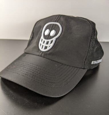 Padre Azul Tequila Sugar Skull Black Open-Mesh Snapback Hat