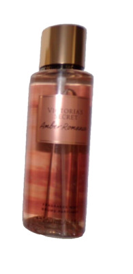 AMBER ROMANCE VICTORIA SECRET Amber Creme Anglaise Mist 8.4 +  wrap & bag