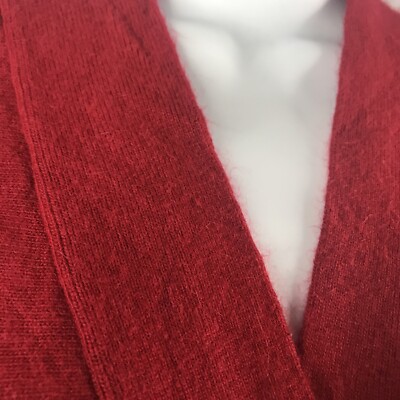 Pull Gilet Femme Ann Taylor LOFT Petite MP - Vin Rouge - Manches Longues