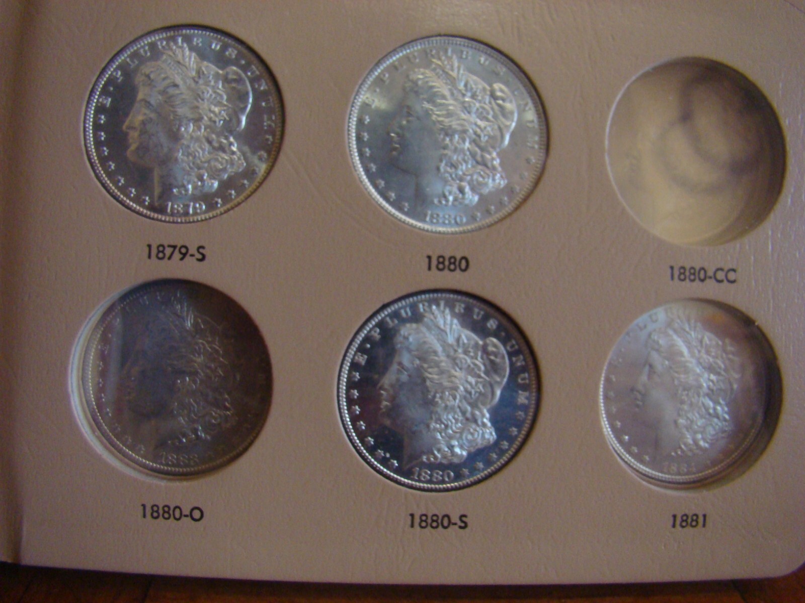 1878 7TF THRU 1890 s dollar starter set / 20 ALL UNCIRCULATED