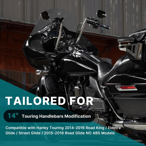 Kit de cable extendido barra Harley Road Glide 14" para Touring 2015-2016 sin ABS - Imagen 2 de 8