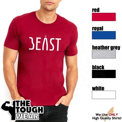 UNLEASH THE BEAST Gym Rabbit T Shirt Workout BodyBuilding Fitness Lifting c862