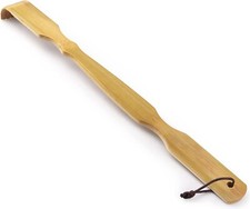 Back Scratcher 100 Natural Bamboo Curved Long Handle 1PC Wooden Back Sturdy 17"