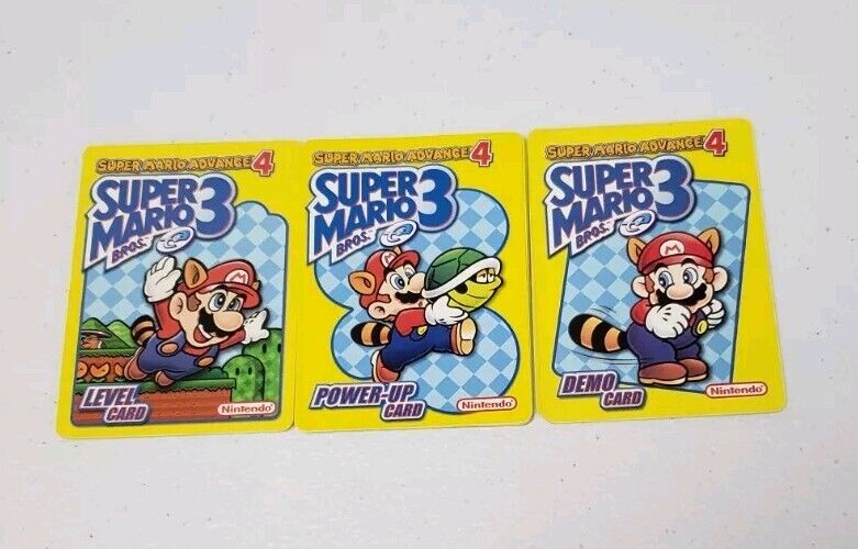 Super Mario Advance 4 E-Reader Cards Lot of 20 - Demo, Level Super Mario Advance 4 E-Reader Cards Lot of 20 - Demo, Level