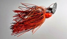 TWO - 3/8 OZ FIRE CRAW ROCKIN HEAD VIBRATER - MULTIPLE BLADE COLORS