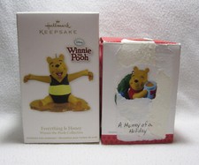  Hallmark Ornament Lot Disney's Winnie the Pooh Collection Pooh Bear