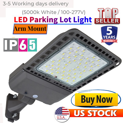 200W led Parking lot Light Outdoor Flood IP65 5000K Wall Mount 100-277V Shoe Box
