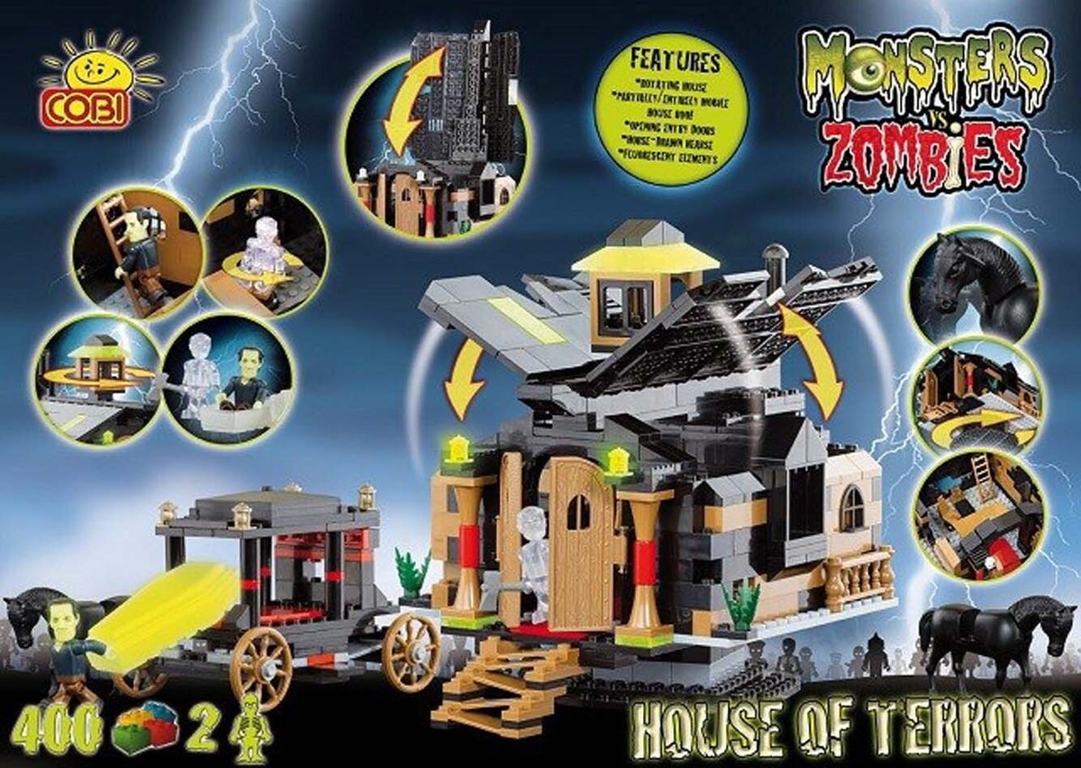 COBI House of Terrors 28390 Monsters Vs Zombies Set New / NO BOX