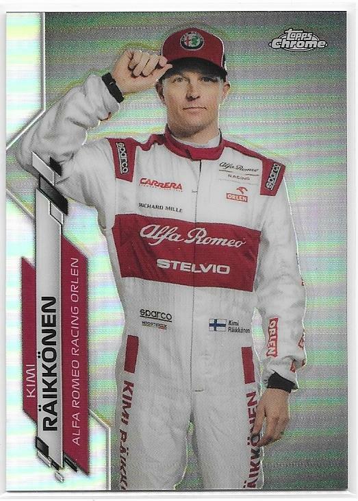 2020 Topps Chrome Formula F1 #15 KIMI RAIKKONEN RC Silver