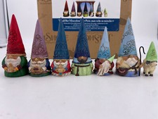 Enesco Jim Shore - Gnome Christmas Pageant,Set of 8 3.12 x 1.25 x1.38" 6009346