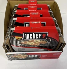 【Case of 4】 New Weber Original Stainless Steel Fish Basket, Small [6470]
