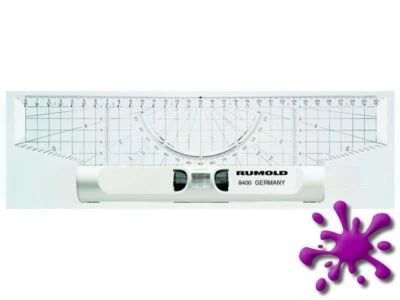RUMOLD & ECOBRA GMBH Rumold Roll-Lineal aus transparentem Kunststoff - 30cm