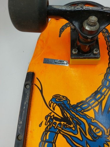 Vintage 1980’s Nash Red Line Executioner Skateboard Dragon Design XR-2 Yellow - Bild 15 von 21