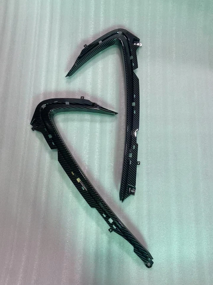 Rayas de carenado de ventilación lateral de fibra de carbono para Suzuki GSX1300R Hayabusa 2021-2024 Foto 3 de 4