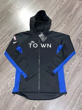 Nike NBA Golden State Warriors Showtime Therma Flex On-Court Warm-Up Hoodie M