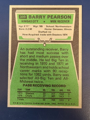 1975 Topps Football Cards Complete Your Set You Pick Choose Each #326 - 528 - Picture 97 of 277