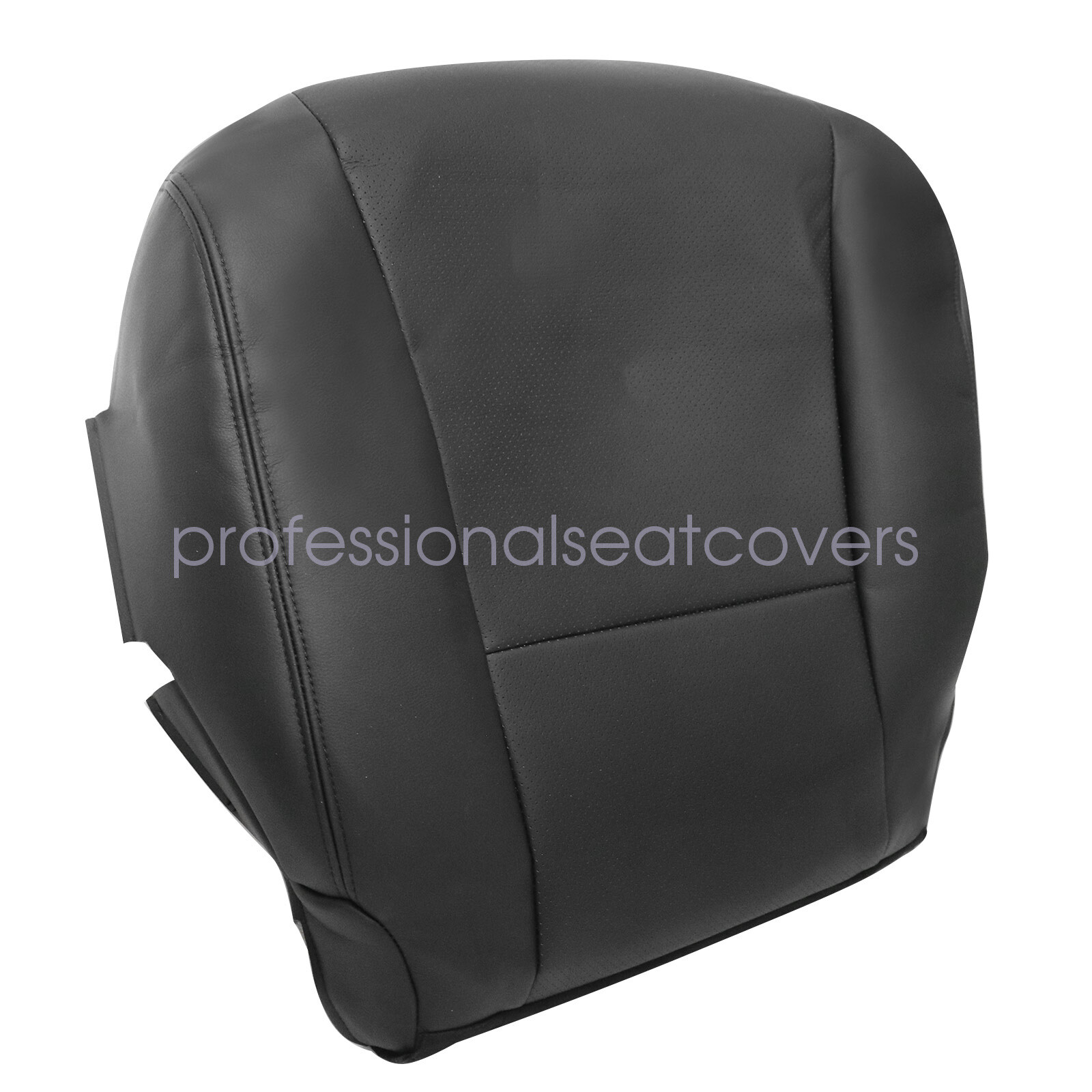 For 2007-2012 Lexus LS460 LS600h Both Side Bottom/Top Replacement Seat Cover Blk